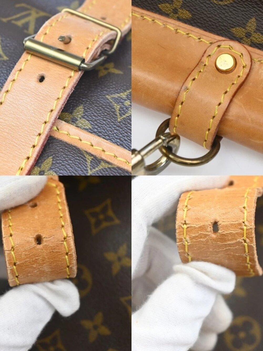 LOUIS VUITTON LV Sac Kleber Shoulder Bag Monogram Leather Brown M58122 13KC407 - Picture 16 of 16